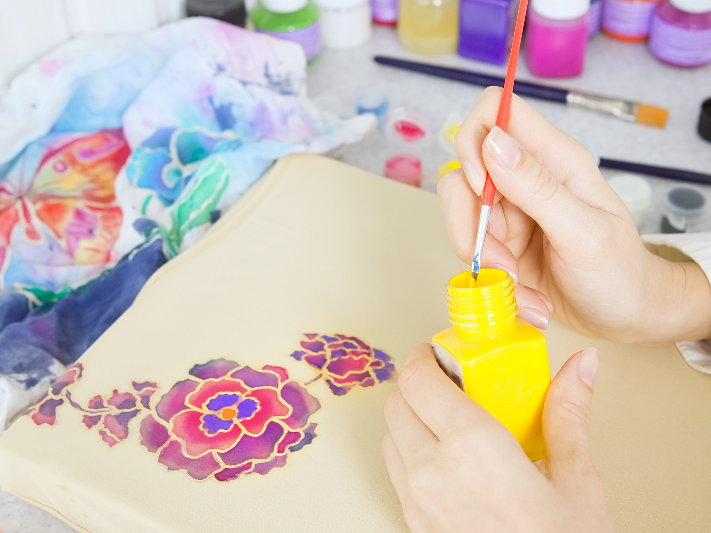 Pintura textil: 10 consejos para dominar la pintura en tela