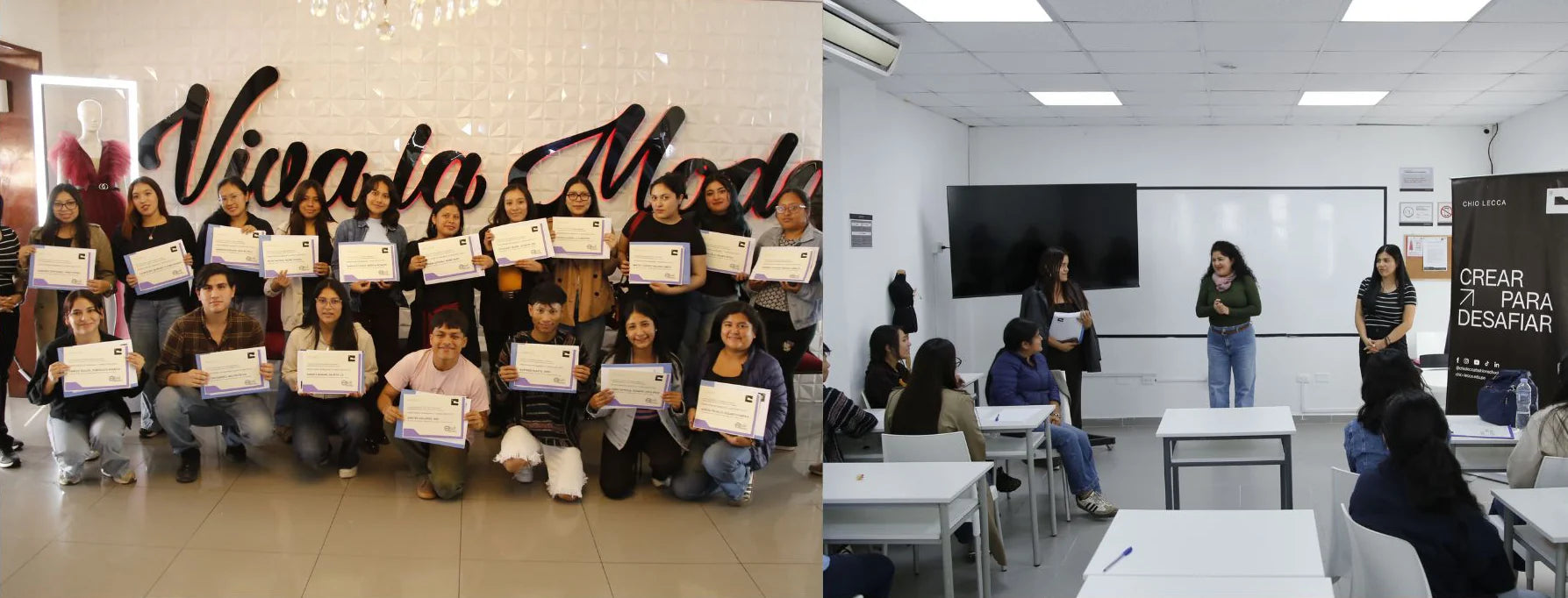 Jóvenes reciben certificación del programa Fondo Empleo