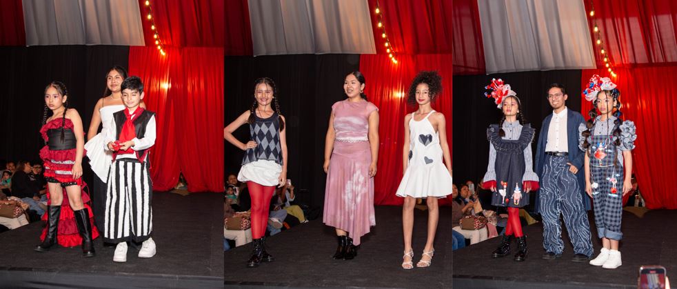 ESTUDIANTES EN PASARELA DE MAGIC CIRCUS EN TEXTIL CASAS